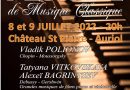 Billetterie pour le festival de musique classique “Auriol en Sol”